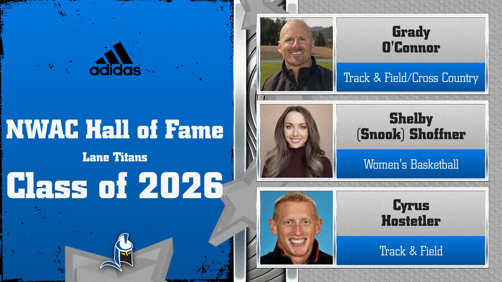 Three headshots of the nominees with info announcing their selection.
